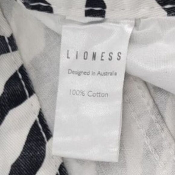 Lioness Alabama Zebra High-Waisted Split Leg Jeans Small - Picture 8 of 13